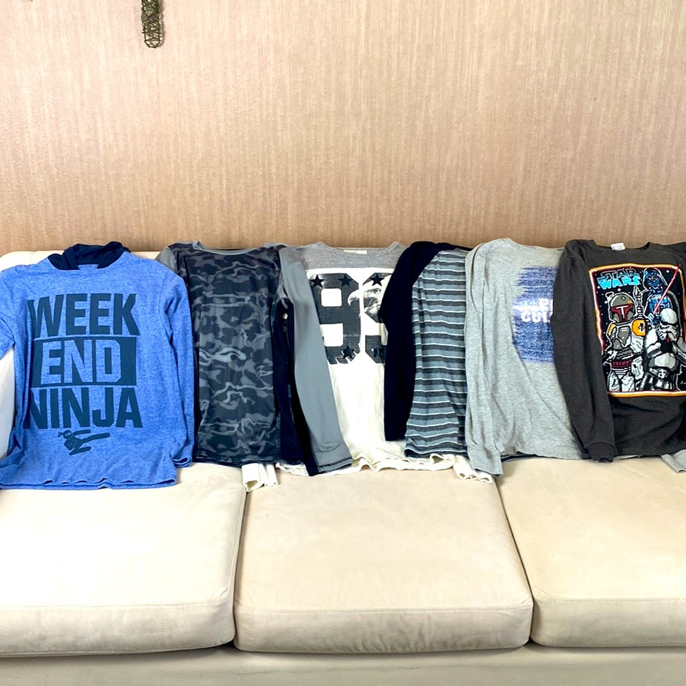 Boys Long Sleeve shirts Bundle
